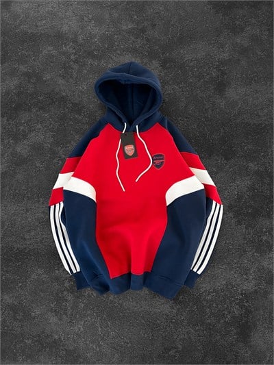 KIRMIZII PARÇALI ARSENAL SWEAT