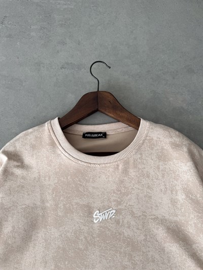 KREM BATİİK STWD TSHİRT