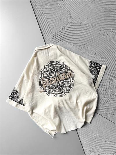 KREM FREEDOM KETEN GÖMLEK