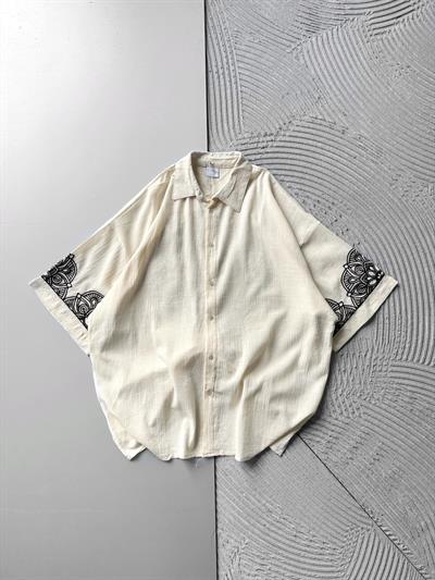 KREM FREEDOM KETEN GÖMLEK