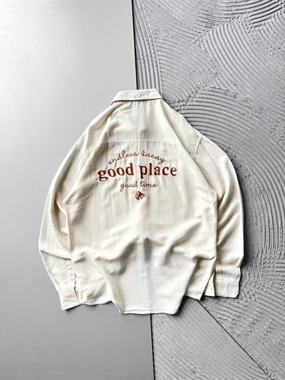 KREM GOOD PLACE GÖMLEK