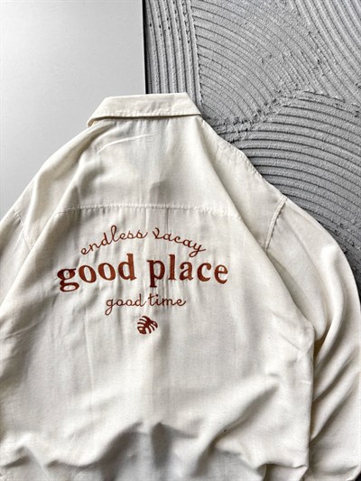 KREM GOOD PLACE GÖMLEK