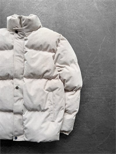 KREM KADİFE MONT