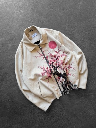 KREM SAKURA 2M KADİFE CEKET