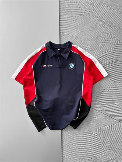 LACİVERT ARABİYELİ BMW TSHİRT