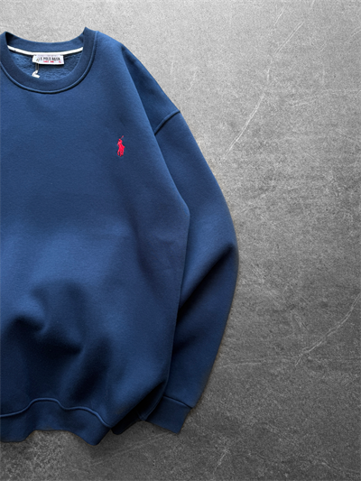 LACİVERT BASİC POLO SWEAT