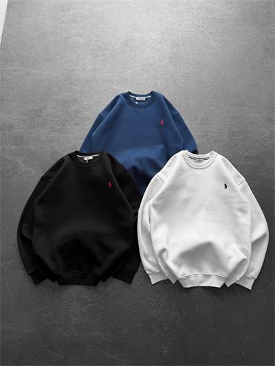 LACİVERT BASİC POLO SWEAT