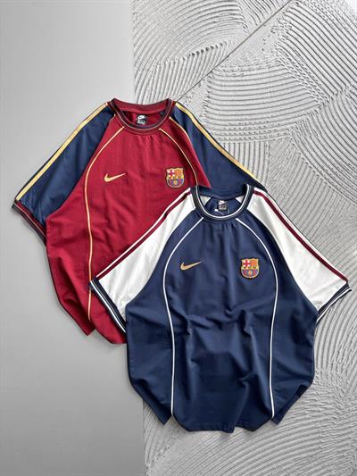 LACİVERT BİYELİ BARCELONA TSHİRT