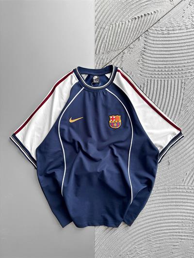 LACİVERT BİYELİ BARCELONA TSHİRT