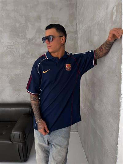 LACİVERT ÇİFT BİYE BARÇA TSHİRT