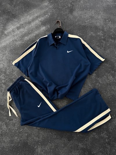 LACİVERT ÇİFT HASIR TAKIM