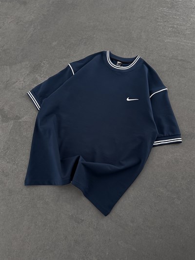 LACİVERT ÇİFT RİBANA NİKE TSHİRT