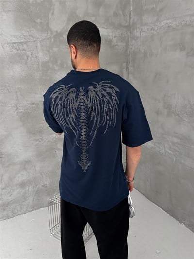 LACİVERT DARK ANGEL TSHİRT