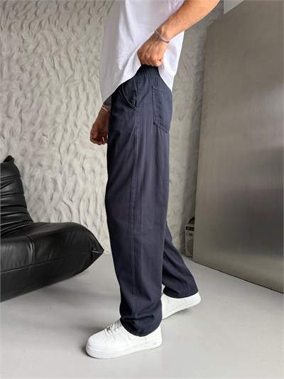 LACİVERT GABARDİN PANTOLON