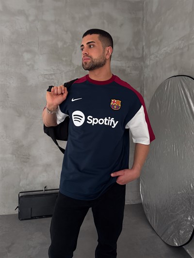 LACİVERT GARNİ SPOTİ BARÇA TSHİRT