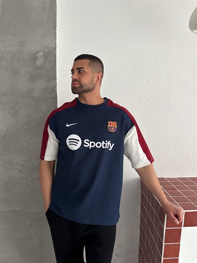 LACİVERT GARNİ SPOTİ BARÇA TSHİRT