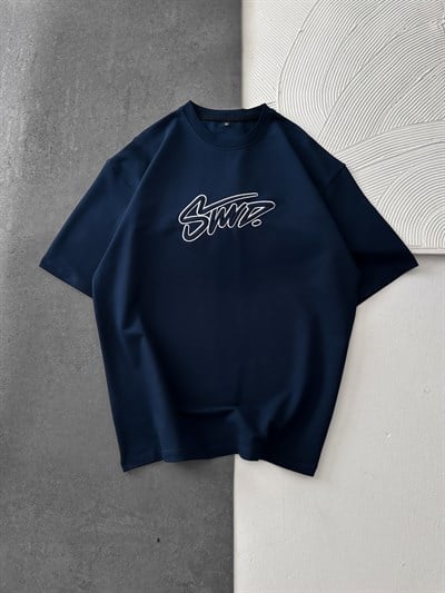 LACİVERT ORTA KONTÜR STWD TSHİRT