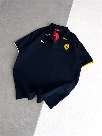 LACİVERT POLO FERRARİ TSHİRT