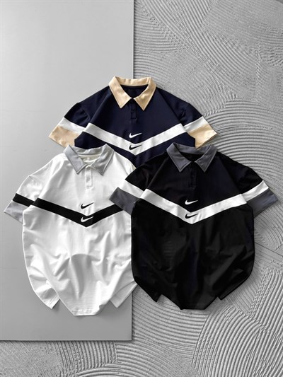 LACİVERT POLO ORTA NİKE TSHİRT