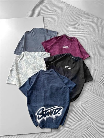 LACİVERT SPREY STWD TSHİRT