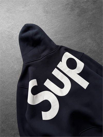 LACİVERT SUPREME KAPŞONLU SWEAT