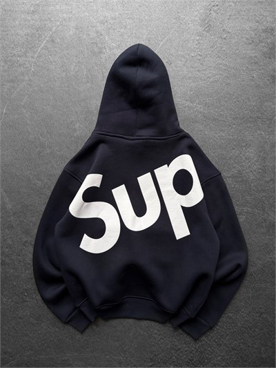 LACİVERT SUPREME KAPŞONLU SWEAT