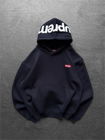 LACİVERT SUPREME KAPŞONLU SWEAT