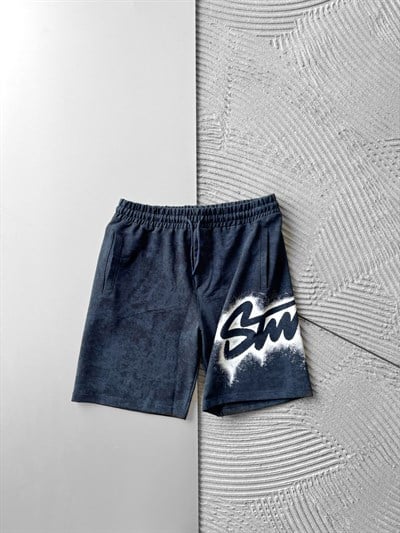 LACİVERT SWM SPREY STWD ŞORT