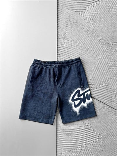 LACİVERT SWM SPREY STWD ŞORT