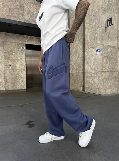 Lacivert Yan Stwd Eşofman