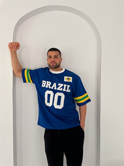 MAVİ 00 BRASİL TSHİRT
