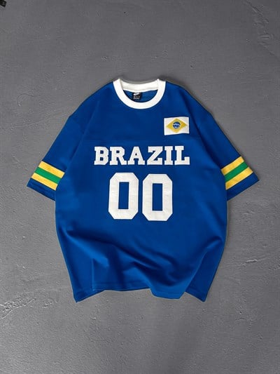 MAVİ 00 BRASİL TSHİRT