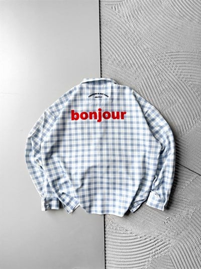 MAVİ BONJOUR GÖMLEK