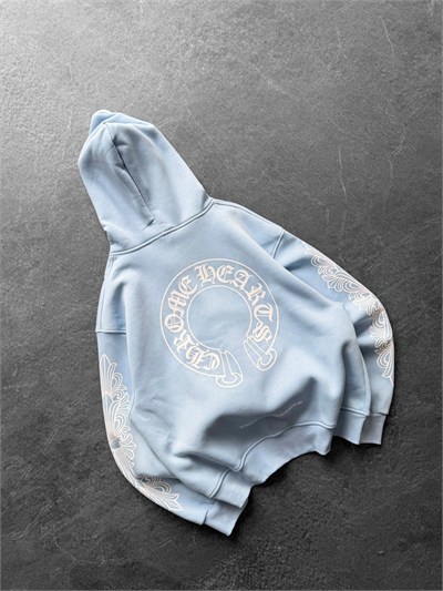MAVİ CHROME HEARTS HIRKA