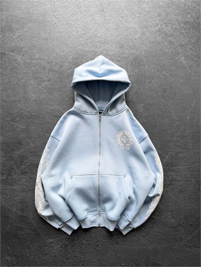MAVİ CHROME HEARTS HIRKA