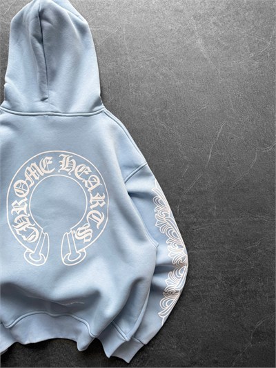 MAVİ CHROME HEARTS HIRKA