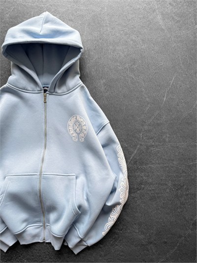 MAVİ CHROME HEARTS HIRKA