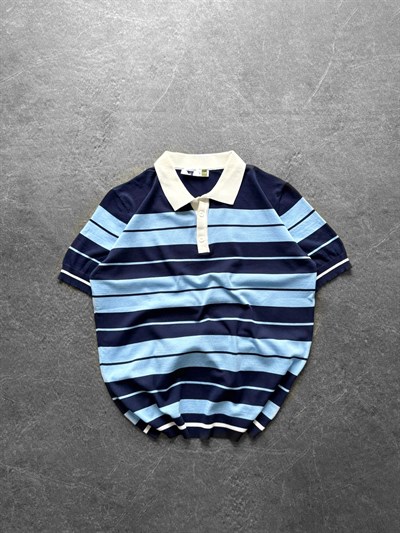 MAVİ ÇİZGİLİ VNC TRİKO TSHİRT