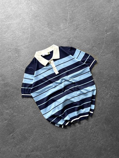 MAVİ ÇİZGİLİ VNC TRİKO TSHİRT