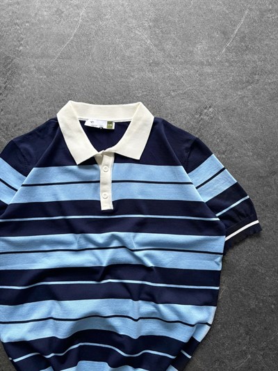 MAVİ ÇİZGİLİ VNC TRİKO TSHİRT