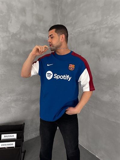 MAVİ GARNİ SPOTİ BARÇA TSHİRT