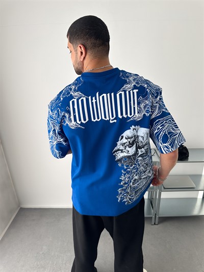 MAVİ KURU KAFA TSHİRT