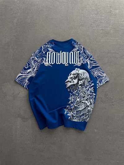 MAVİ KURU KAFA TSHİRT