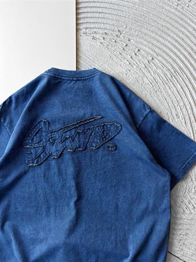 MAVİ SIRT APLİKE STWD TSHİRT