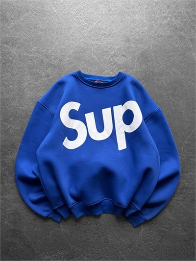 MAVİ YARIM SUPREME SWEAT