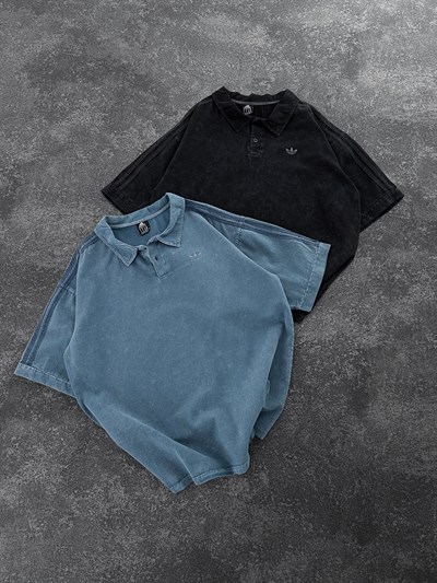 MAVİ YIKAMA ADİDAS TSHİRT