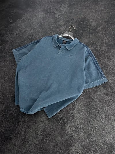 MAVİ YIKAMA ADİDAS TSHİRT