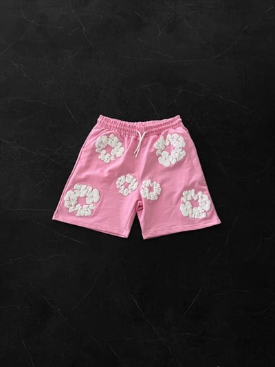 PEMBE DENİM TEARS ŞORT