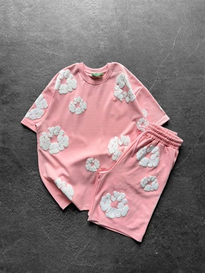 PEMBE DENİM TEARS TAKIM