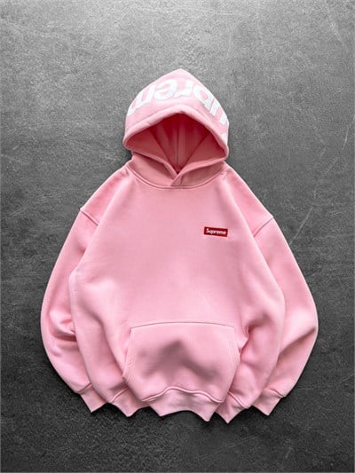 PEMBE SUPREME KAPŞONLU SWEAT